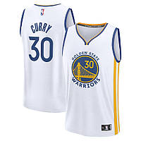 Баскетбольная джерси НБА Golden State Warriors #30 Steph Curry Golden Edition белая swingman