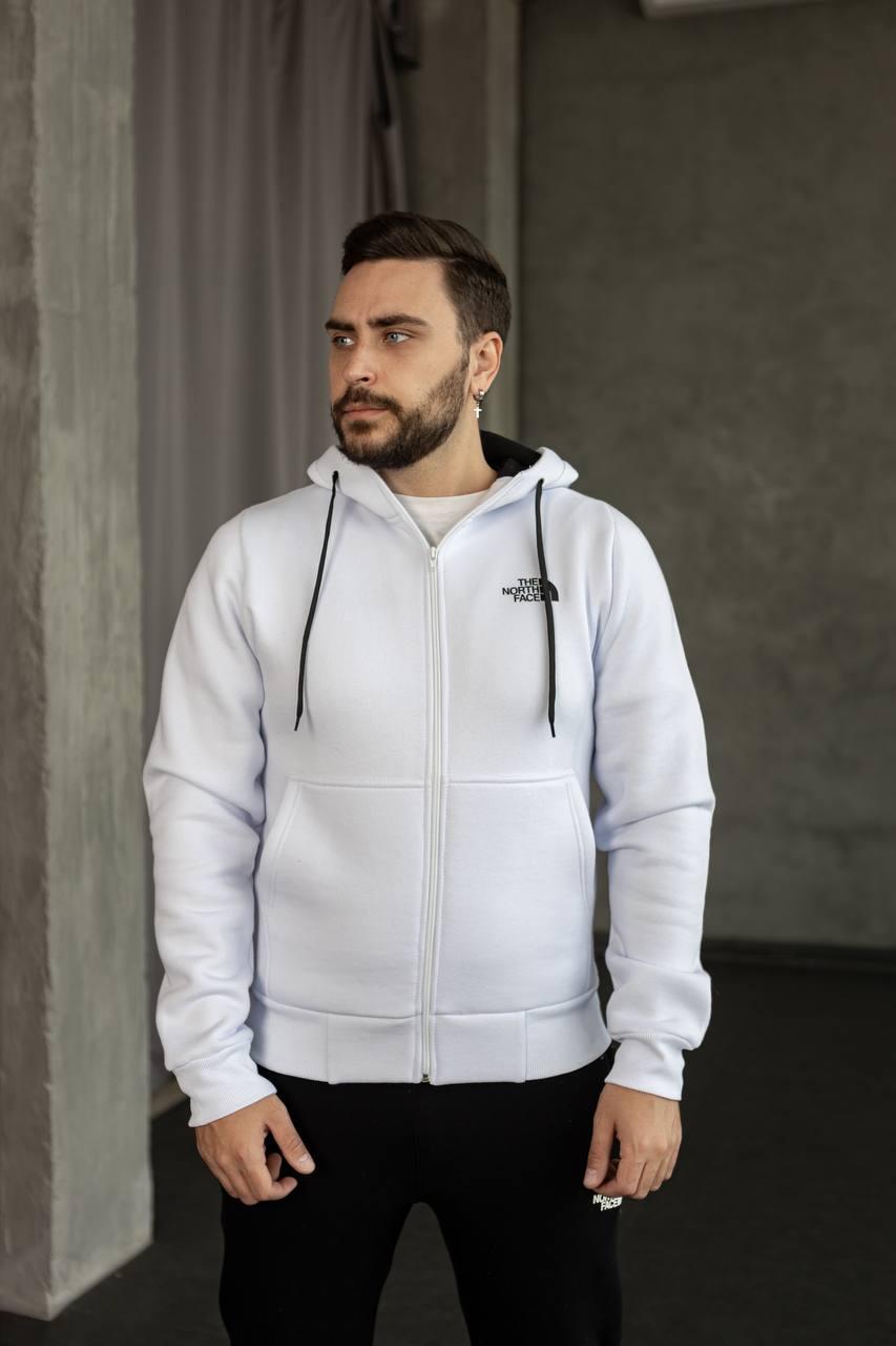 Спортивный костюм мужской the north face бело черный зимний теплый спортивные костюмы зимние повседневные