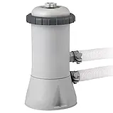 Великий надувний басейн Intex 457х107 см 26166, 12430л, з фільтром-насосом 3785 л/год, сходи, тент, підстилка, фото 6