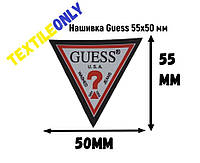 Нашивка Guess 55х50 мм