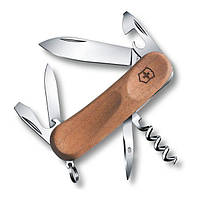 Туристический складной нож для похода Victorinox Delemont, EvoWood 10, 85 мм мультитул для охоты и рыбалки
