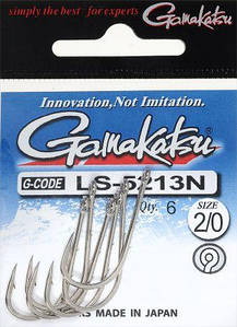 Гачок Gamakatsu LS-5213N Nickel 2/0 10 шт.