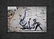 Картина на полотні графіті карате ПТН ПНХ Бенксі в Україні стріт арт габарит 60*40, фото 2