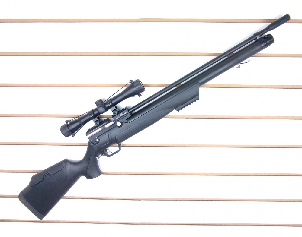 Пневматична гвинтівка Borner Air Rifle PCP Puncher Mega S + оптичний приціл 4х32