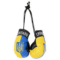 Підвіска — сувенір на дзеркало "Боксерські рукавички" Ukraine (пара)
