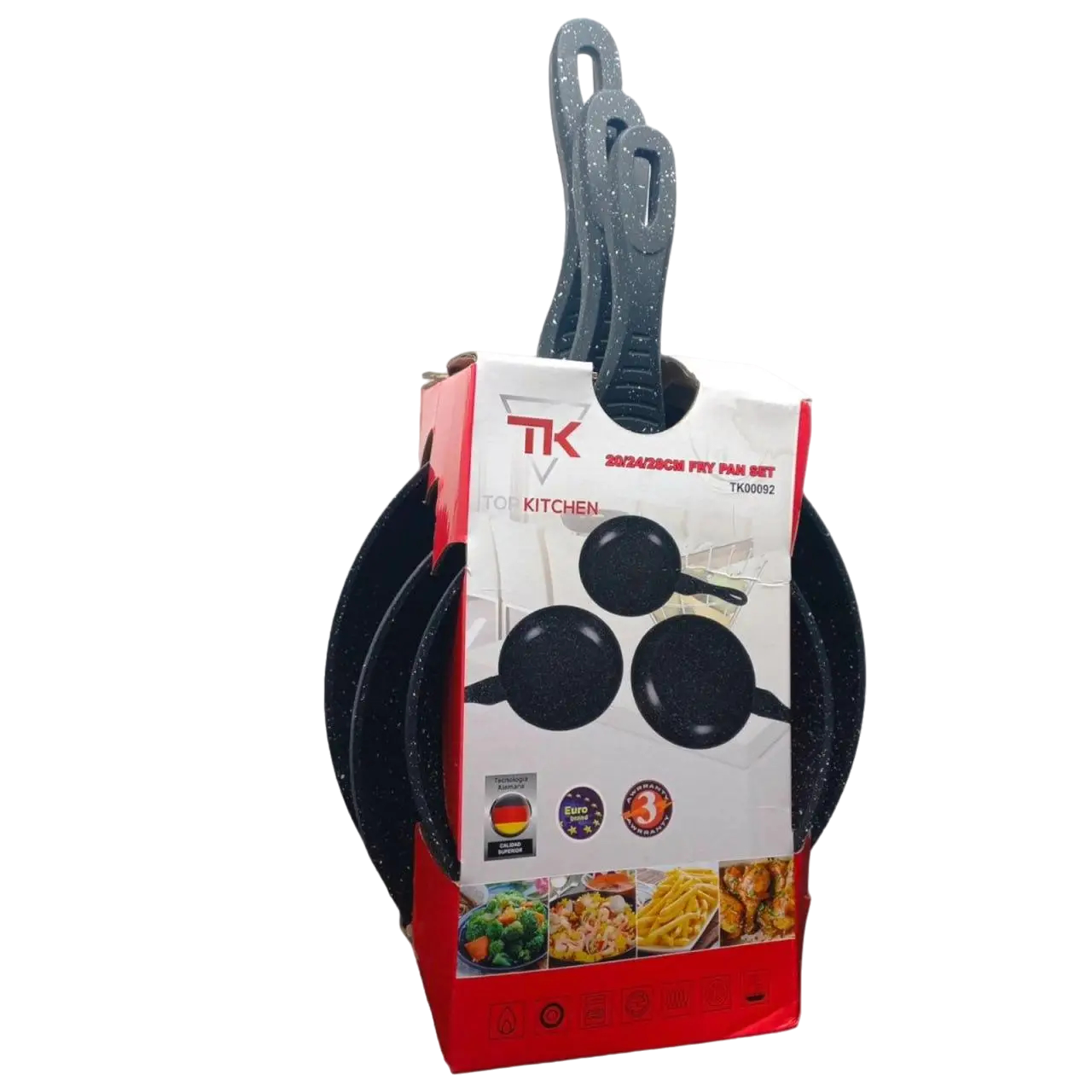 Набір сковорідок Top Kitchen ТК-00092 Чорний