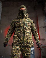 Тактическая куртка Persona мультикам Omni-Heat военный водоотталкивающий теплый бушлат для ЗСУ