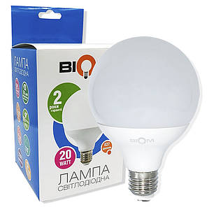 Світлодіодна лампа Biom G95 20W E27 4500K BT-591 23412, фото 2