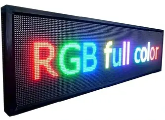 Бігучий рядок 135*23 RGB