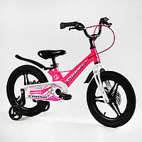 Детский велосипед Corso Connect 16" магниевая рама, литые диски, дисковые тормоза
