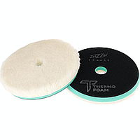 Полировальный круг с ворсом (ротор) ZviZZer Thermo Wool Pad, Ø 160 х 30 х 150 мм Зеленый (Жесткая основа)