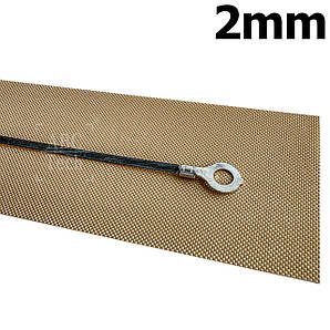 Ремкомплект зварювача 300 мм Нагрівач і тефлон для імпульсного запайника пакетів FS-300 ABS Шов 2 мм