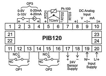 Цифровий індикатор процесу PIB-120, фото 3