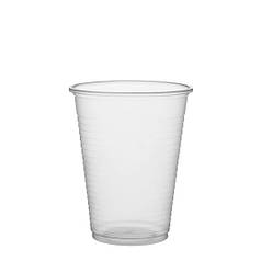 Одноразовий пластиковий прозорий стакан 300 мл 100шт/уп (1ящ/30уп)
