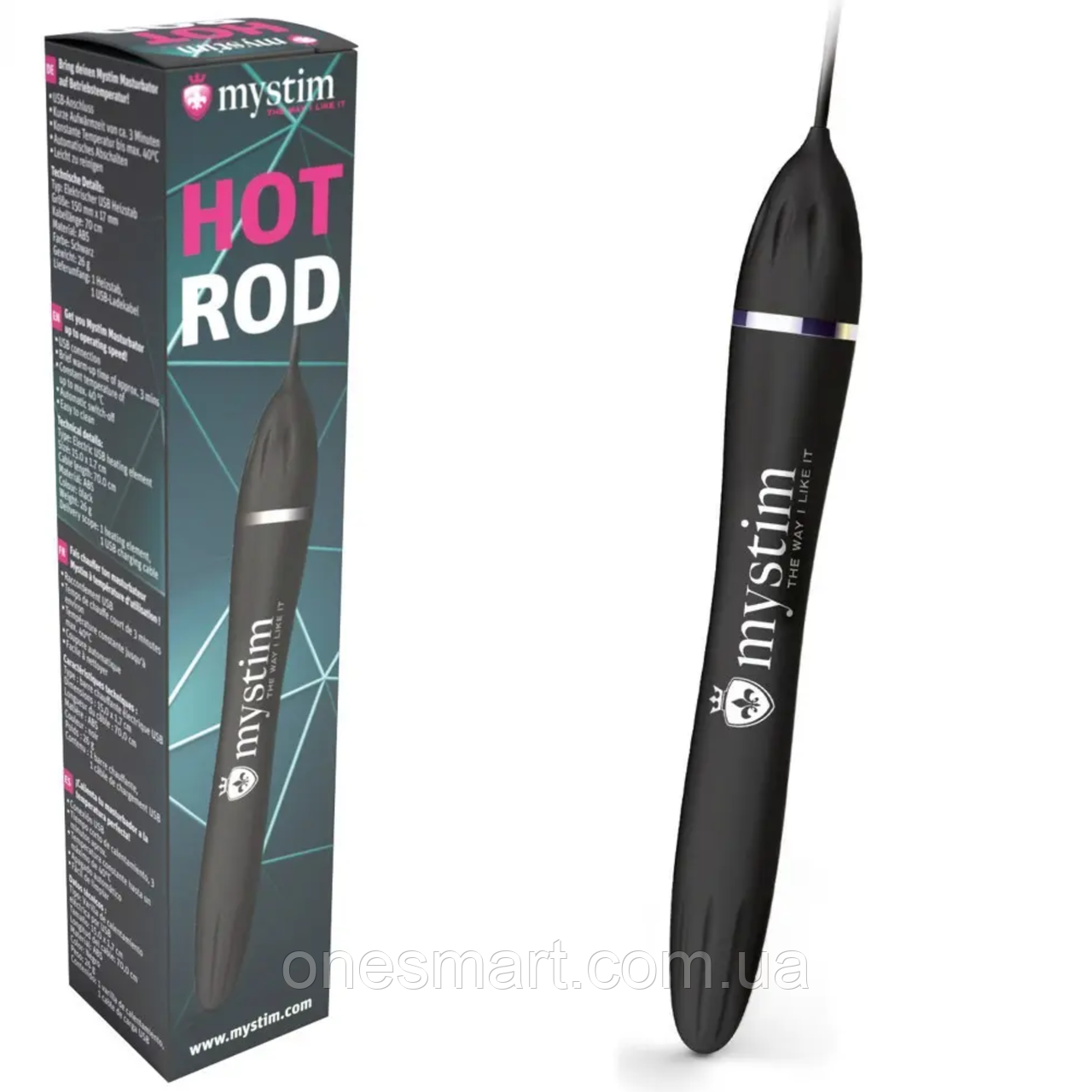 Нагрівач для мастуратора тепло пристрасті "Hot Rod-Heating Rod" Mystim, фото 1