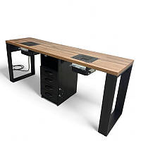 Маникюрный стол с вытяжкой Mark SM-500 black