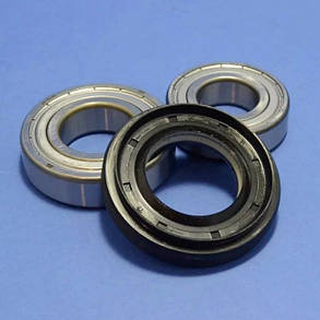 Комплект 6205 SKF+6206 SKF+37*66*9,5/12 original для пральної машини Lg, фото 3