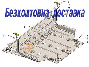 Захист двигуна Skoda Octavia A7 WeBasto (2013-2020) (Захист двигуна Шкоду Октавія А7) Кольчуга