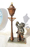 Надзвичайно цікава і рідкісна масляна лампа- скульптура. Німеччина, сер.ХХ ст. Чудовий стан. Гасова лампа