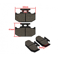 Колодки тормозные (YS-3174) диск задние КРОСС BSE Ja J2 Z5 Z6 Kawasaki KDX125 KDX200 KDX250 KLX250 Suzuki DR25