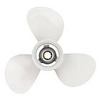 Гвинт гребний для лодочного мотора YAMAHA 20-30 HP 664-45949-02-EL алюмінієвий 3X9 7/8X13 новий, фото 3