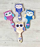 Гребінець-щітка для волосся дитяча «Совушки», фото 4