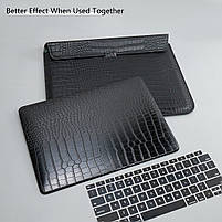 Чохол-конверт для MacBook 13.3 " чорний, фото 5