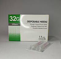 Голка для мезотерапії Disposable needle G32x6 mm