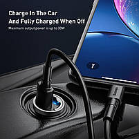 Адаптер автомобільний BASEUS Tiny Star Mini Quick Charge |1USB, QC3.0, 30W| (VCHX-A04) (VCHX-A0G) grey, фото 4