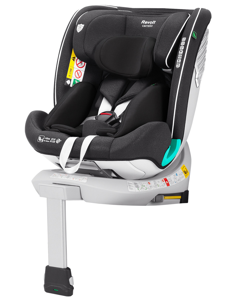 Автокрісло Carrello Revolt CRL-15805 i-Size ISOFIX з опорною стійкою, Space Black