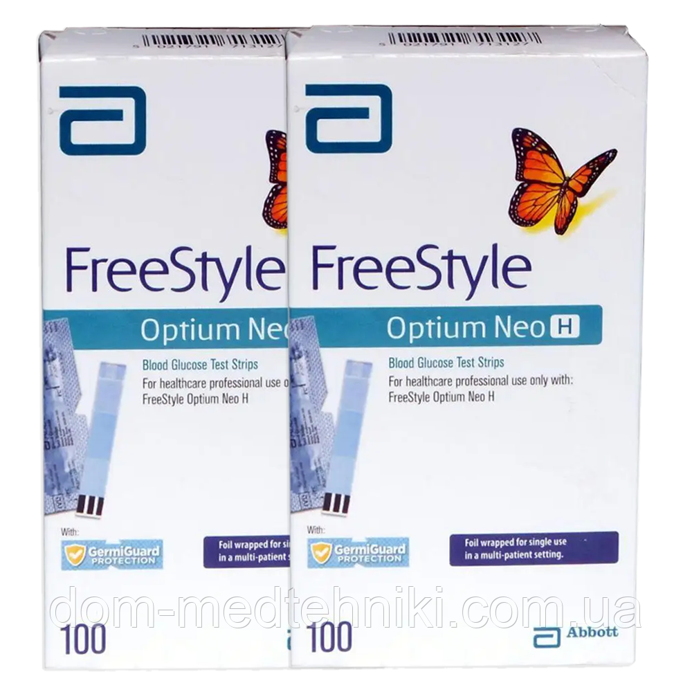 Набір Тест-смужок "Freestyle Optium H" 2 уп. (200 шт.)