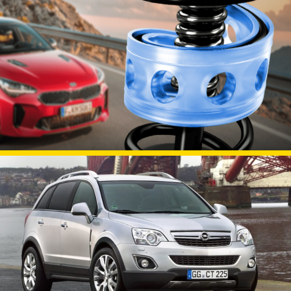 Автобафери силіконові на задні пружини Opel Antara 2007- (проставки, подушки пружини)