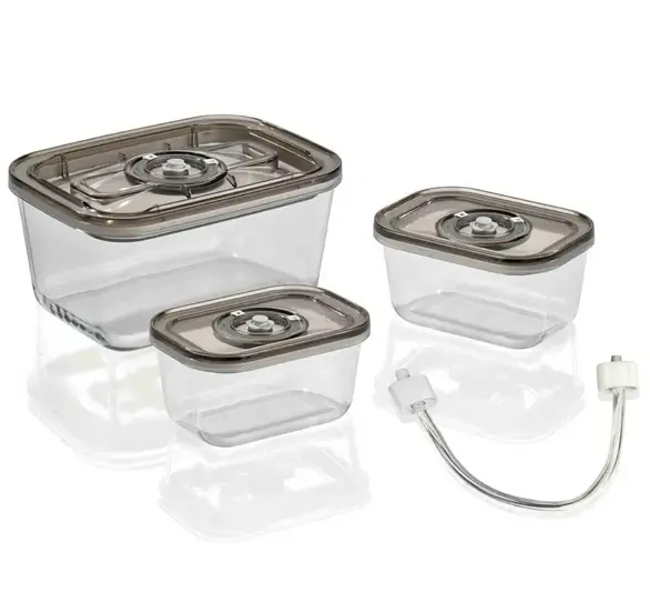 Набір скляних контейнерів для вакуумного пакувальника Caso VacuBoxx Eco-Set 1177С