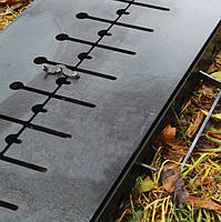 Мангал-валіза 3 мм на 10 шампурів Мангал похідний складаний Мангал валіза на 10 шампурів, фото 10