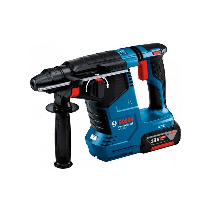 Акумуляторний перфоратор Bosch Professional GBH 187-LI, 1акб GBA 18V 5.0Ah, з/п GAL 18V-40 (0611923022)