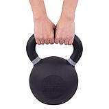 Гиря 36 кг чавунна пофарбована Zelart TA-3638-36, фото 6