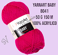 Пряжа YarnArt Baby (Ярнарт Беби) 8041 малиновый неон