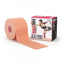 Кинезио тейпы RockTape RX 5м х 5см (Бежевый)