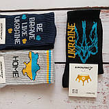 Шкарпетки Limerence класика, висока резинка патріотичні 36-40р | 3 пари, фото 2