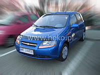 Дефлектор капота (мухобойка) Chevrolet Aveo 2003-2008 (хэтчбек) (Heko) Sale!