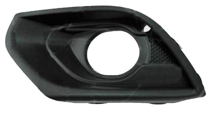 Решітка бампера переднього Opel Corsa E 14-19 FPS ліва чорна з отвором під ПТФ, фото 1