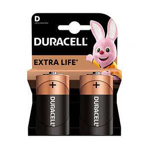 Батарейки D (LR20) Duracell Basic Alkaline (1.5v) 2шт.
