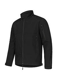 Демісезонна куртка тактична для ЗСУ армійська Cloud-Tac G3 Softshell чорна військова весна / літо / осінь