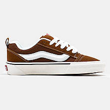 Жіночі кеди Vans Knu Skool Brown White VN0009QCNWH, фото 3