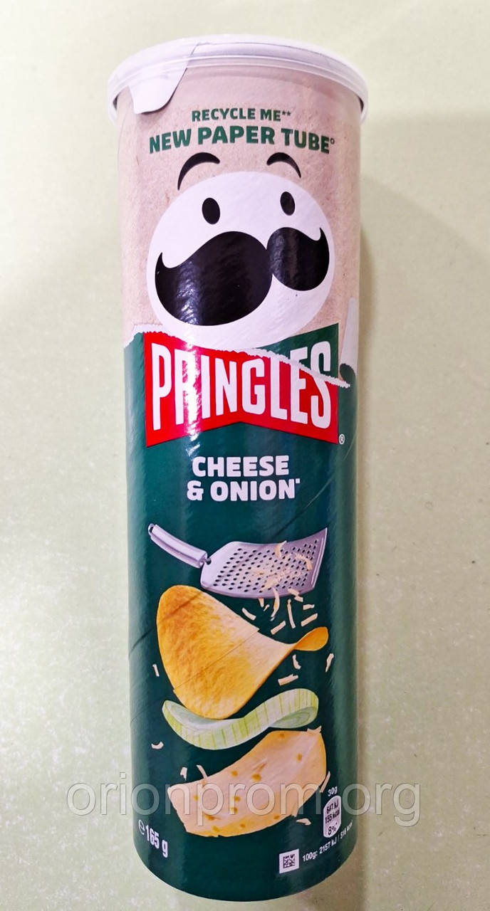 Чіпси Pringles Cheesse & Onion 165 г