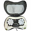 Масажер, масажна роликова подушка для дому та машини Massage pillow CHM-8028 3 режими швидкості Чорна, фото 6