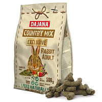 Корм Dajana Pet Country Mix Exclusive Adult для декоративных кроликов, 500 г