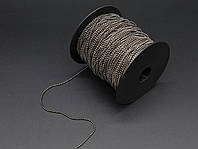 "Темное серебро" Шариковая цепочка на метраж Декоративная 1.5 мм Бижутерия цепь для декупажа Фурнитура