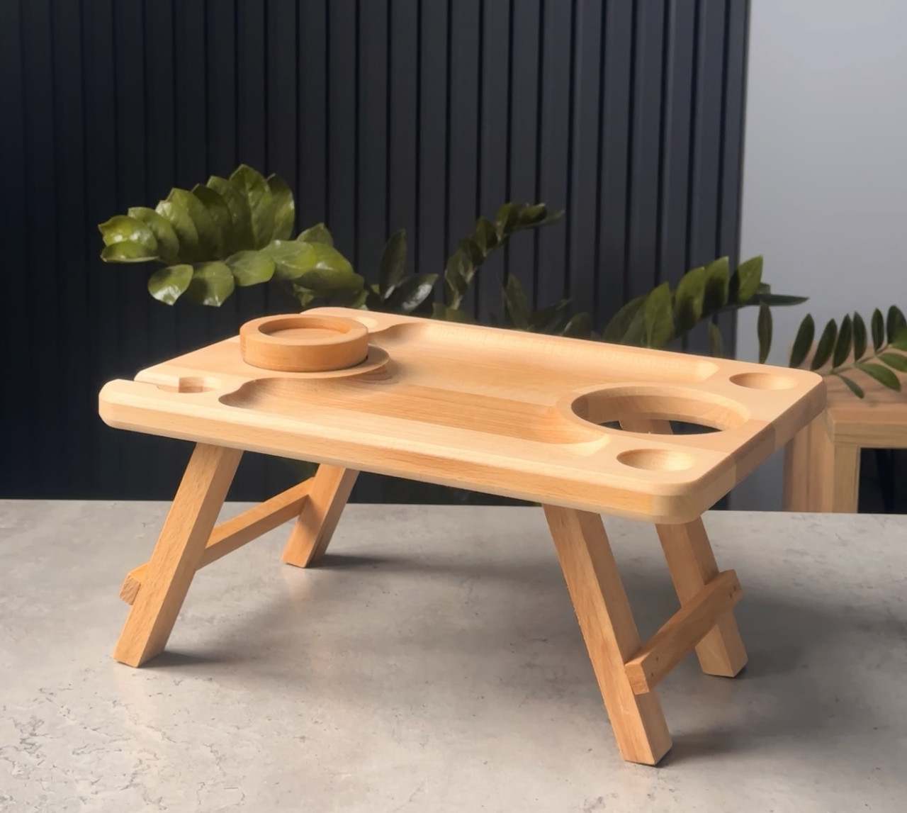 Деревянный пивной столик 25х35см - фото 1 - id-p2114289992