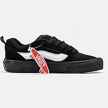 Жіночі кеди Vans Knu Skool Black White VN0009QC6BT, фото 2